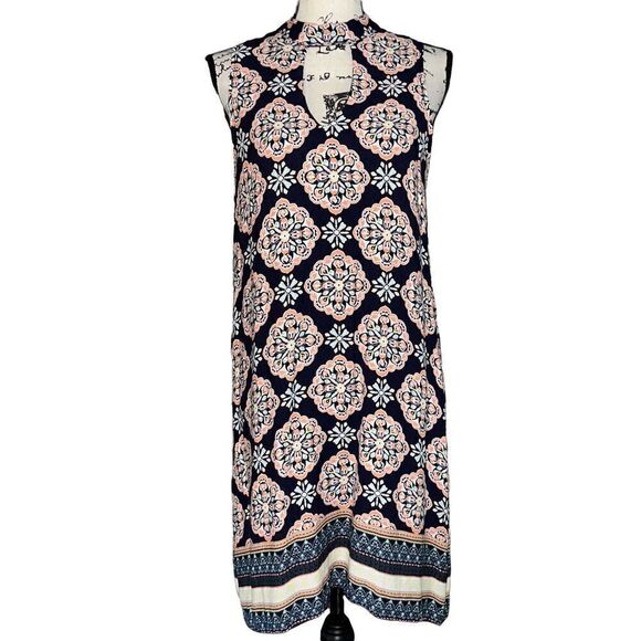 Sequin Hearts navy sleeveless dress XL - Picture 3 of 9